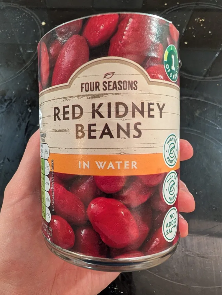 Red Kidney Beans in Water
