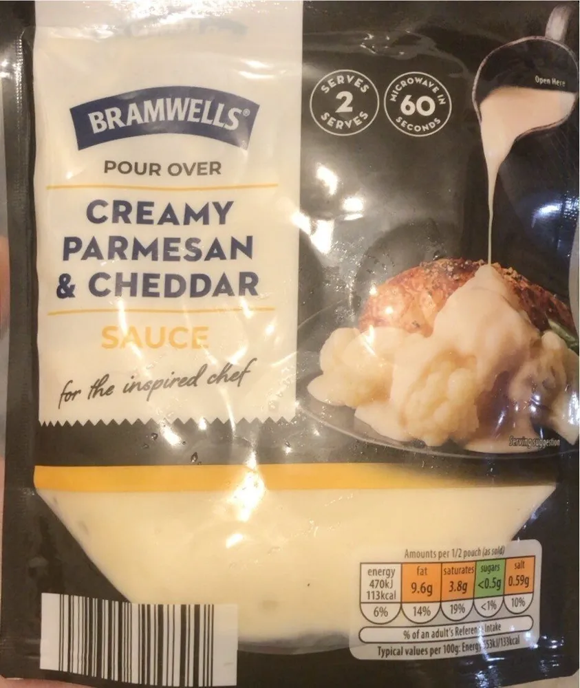 Creamy parmesan & cheddar sauce