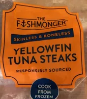 Yellowfish tuna steaks
