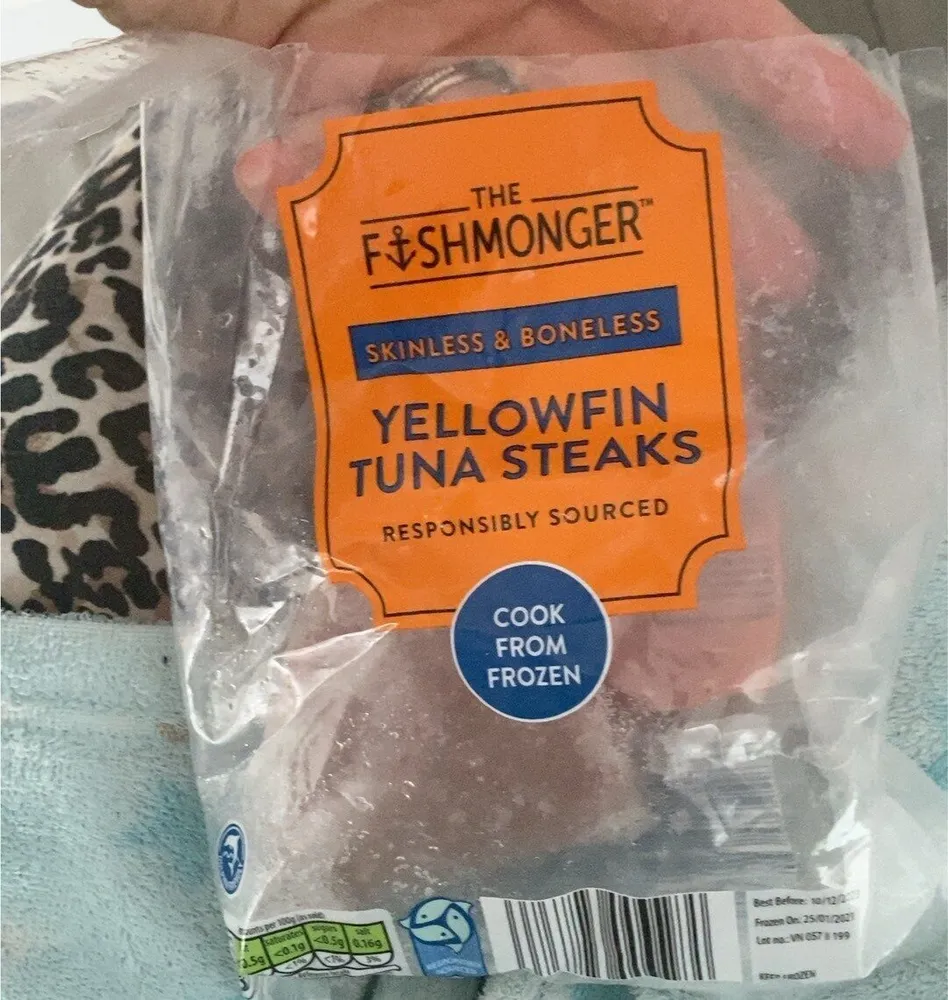 Yellowfin tuna steaks