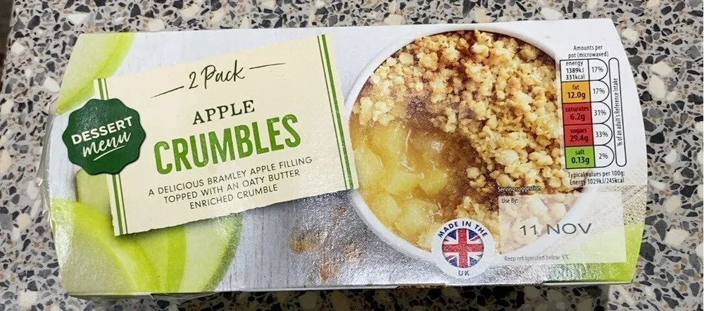 Apple crumble