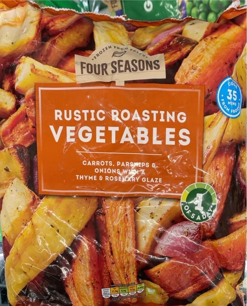 Rustic roasting vegetables