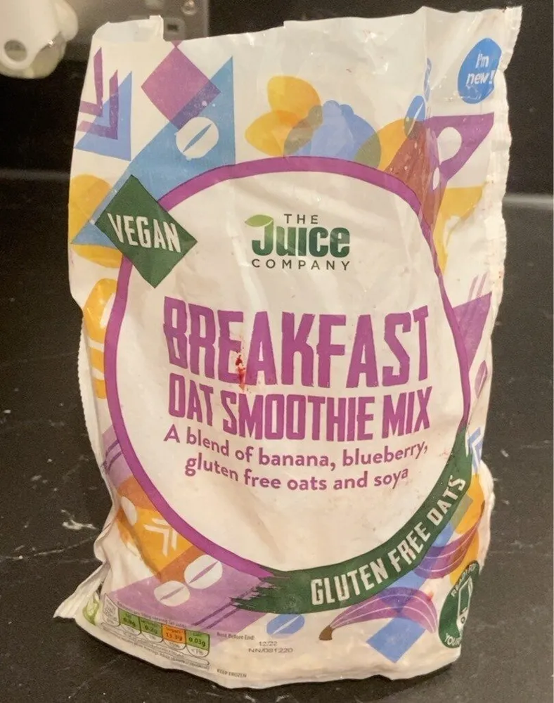 Breakfast oat smoothie mix