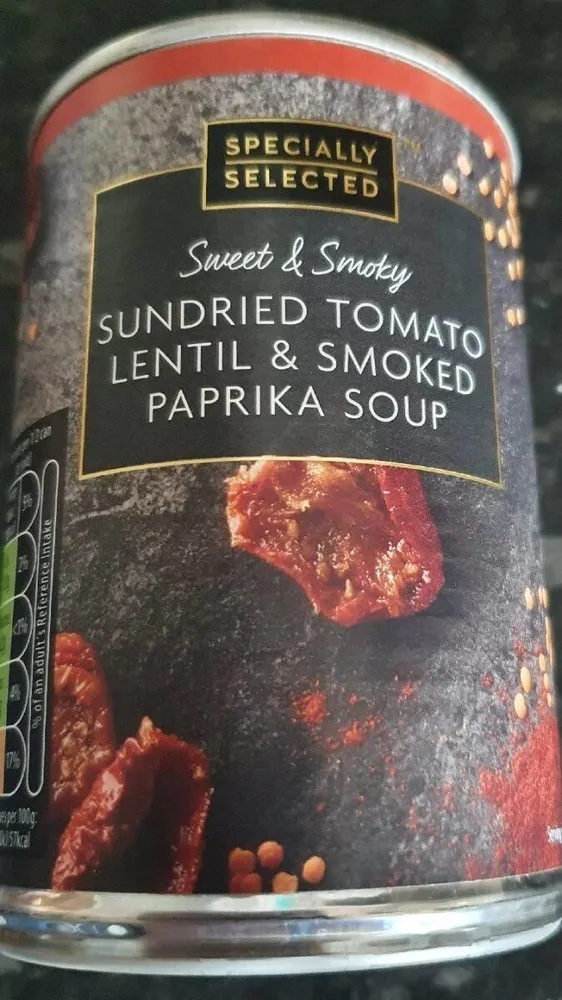 Sundried Tomato,Lentil & Smoked Paprika Soup