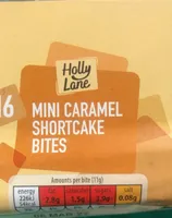 Mini caramel shortcake bites