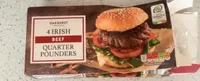 Irish beef quarter pounders