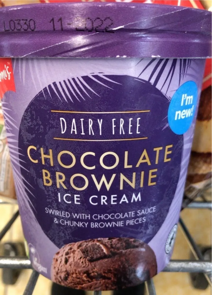 Chocolate brownie ice cream