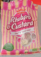 Rhubarb  Custard sweet  zingy treat