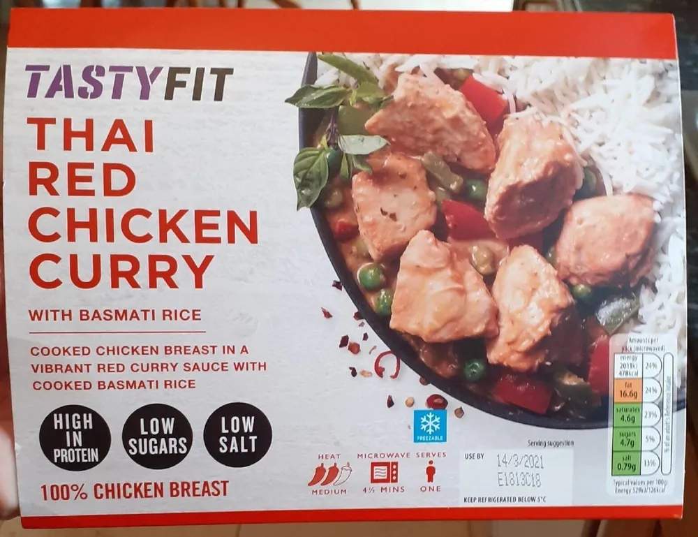 TastyFit Thai Red Chicken Curry