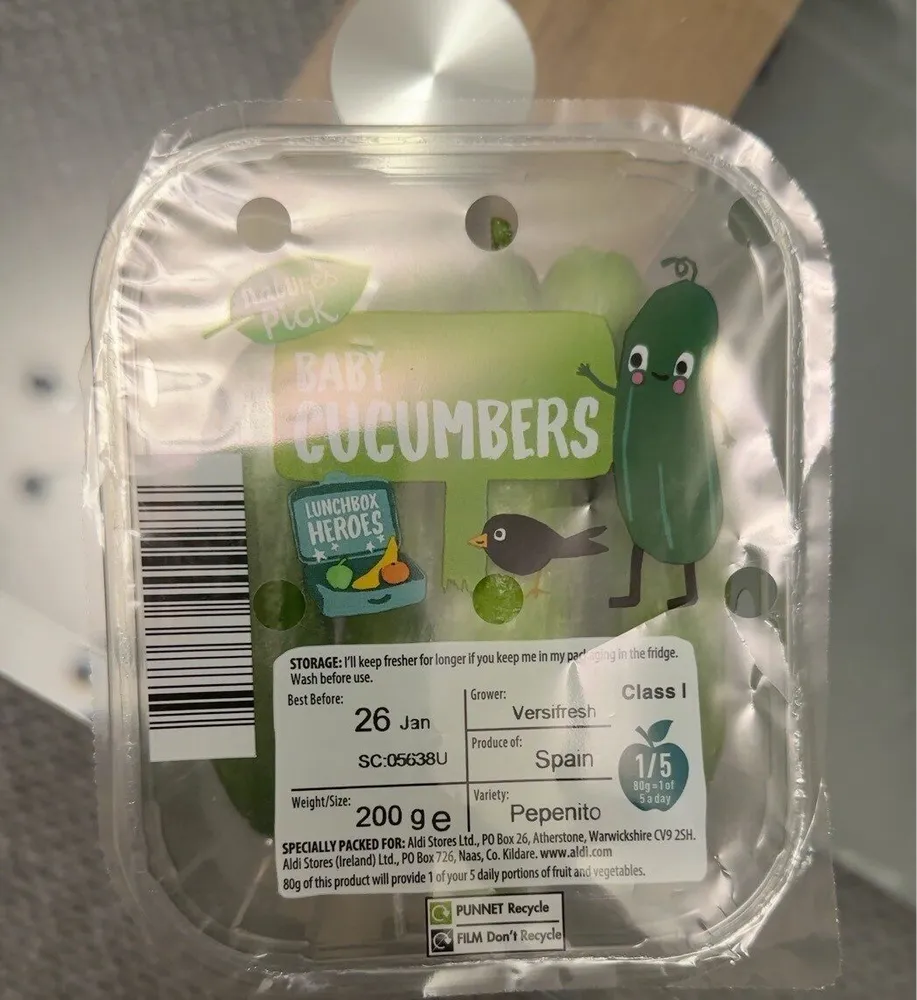 Baby cucumbers