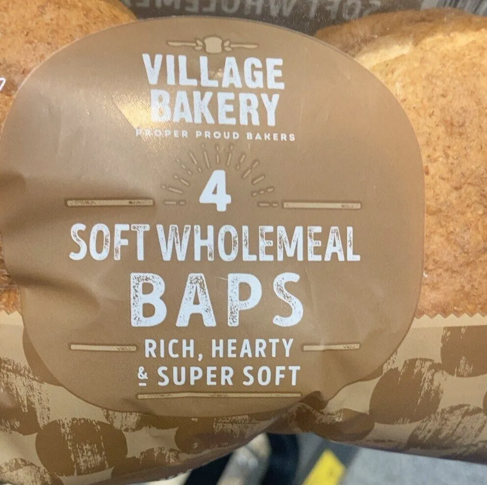 4 Wholemeal Baps