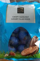 Crispy hazelnut luxury filled eggs