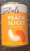 Peach slices