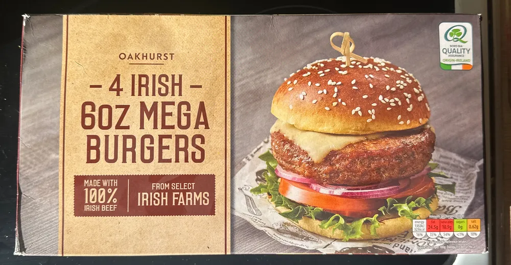 Mega Beef Burgers