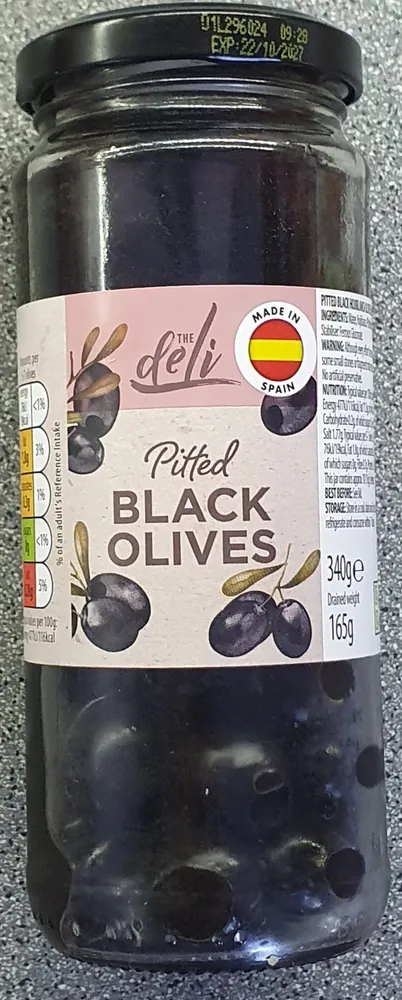 Black pitted olives