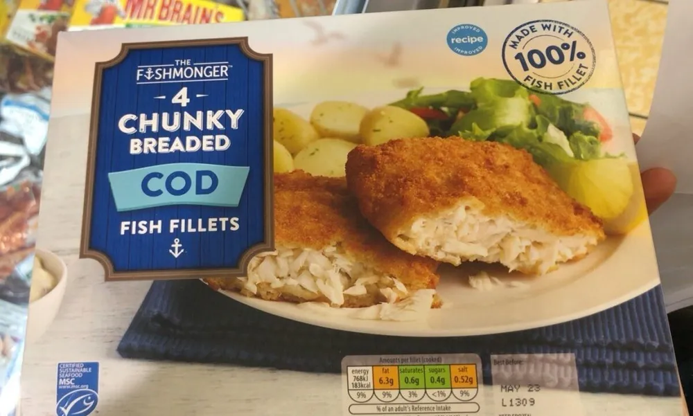 Breaded cod