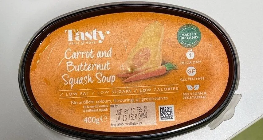 Carrot and butternut squash soup