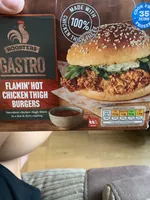Flamin' Hot Chicken Thigh Fillet Burgers x2