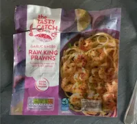 Garlic and herb raw king prawns