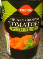 Chunky Chopped tomato with herbs in tomato juice