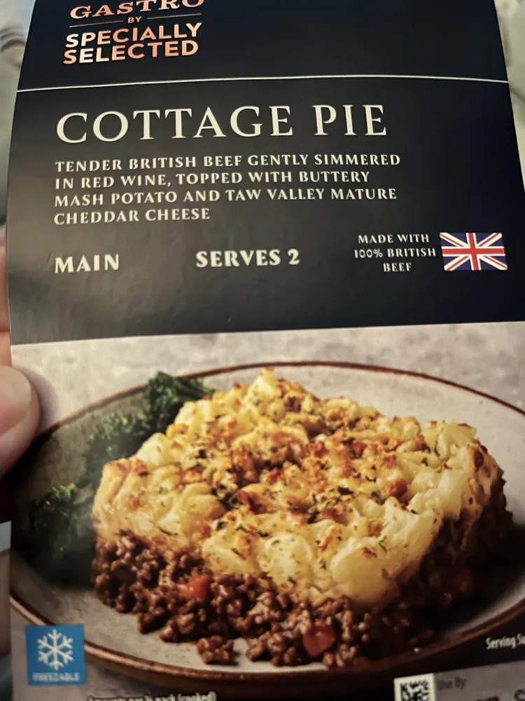 Gastro by Specially Selected Cottage Pie