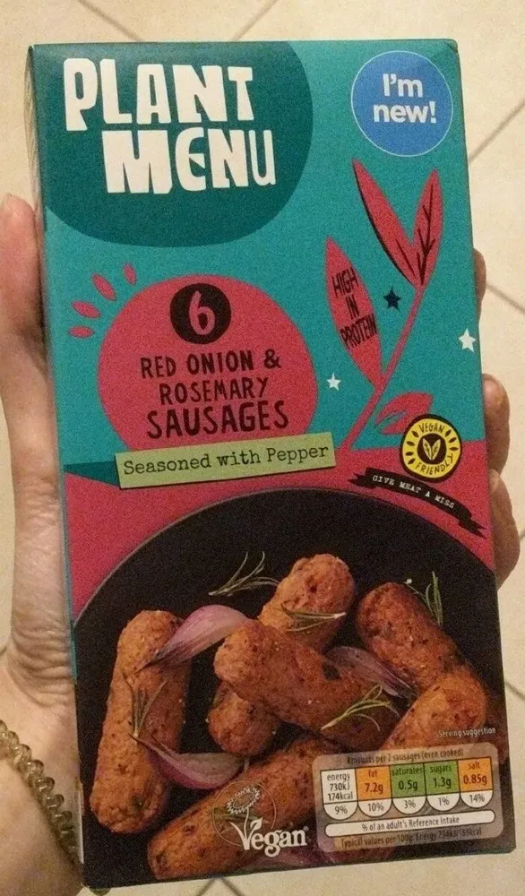 Vegan sausages
