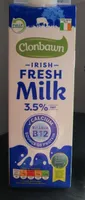 Irish Fresh Milk 3.5% Fat