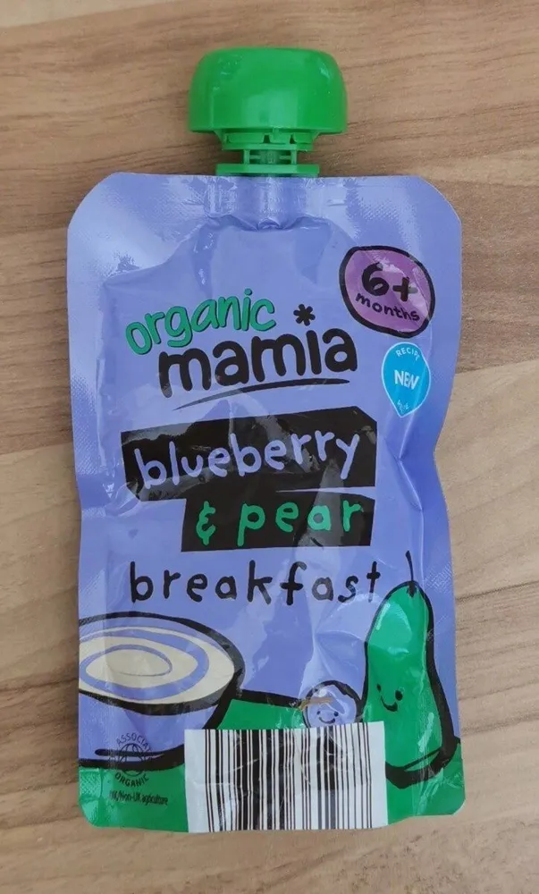 Blueberry and pear breakfast
