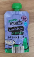 Blueberry and pear breakfast