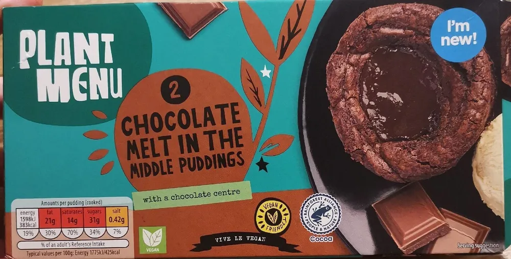Chocolate Melt In The Middle Puddings