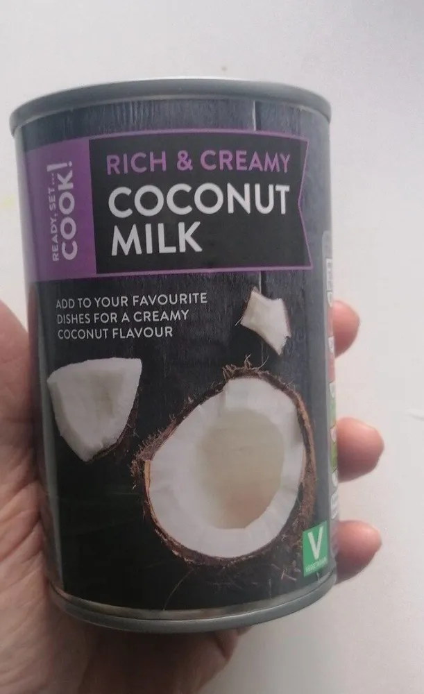 Rich and creamy coconut milk