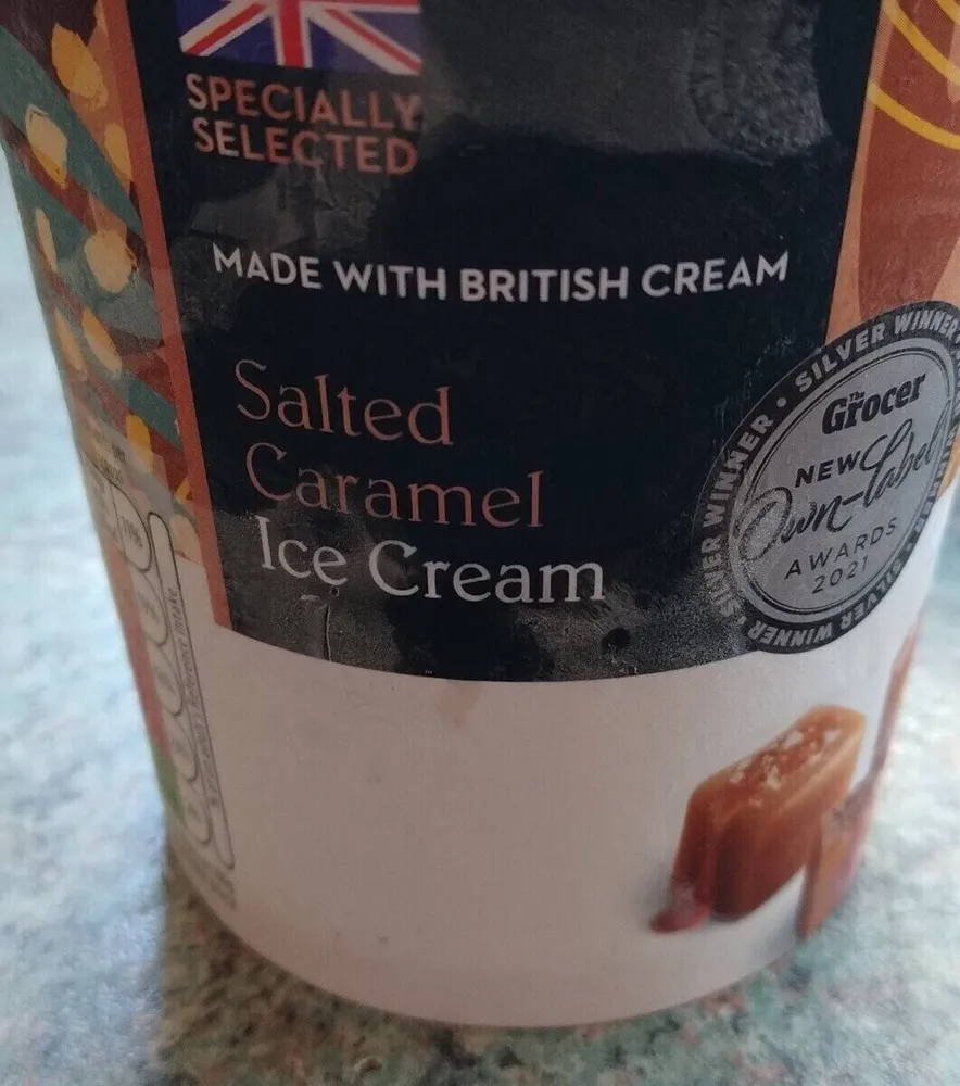 Salted caramel Ice cream