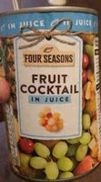 Fruit cocktail in juice