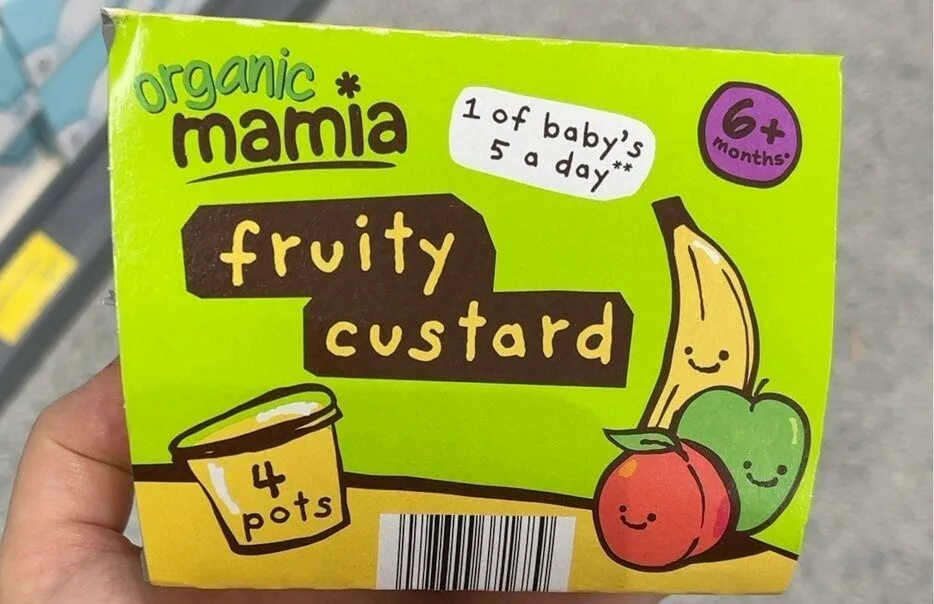 Fruity custard