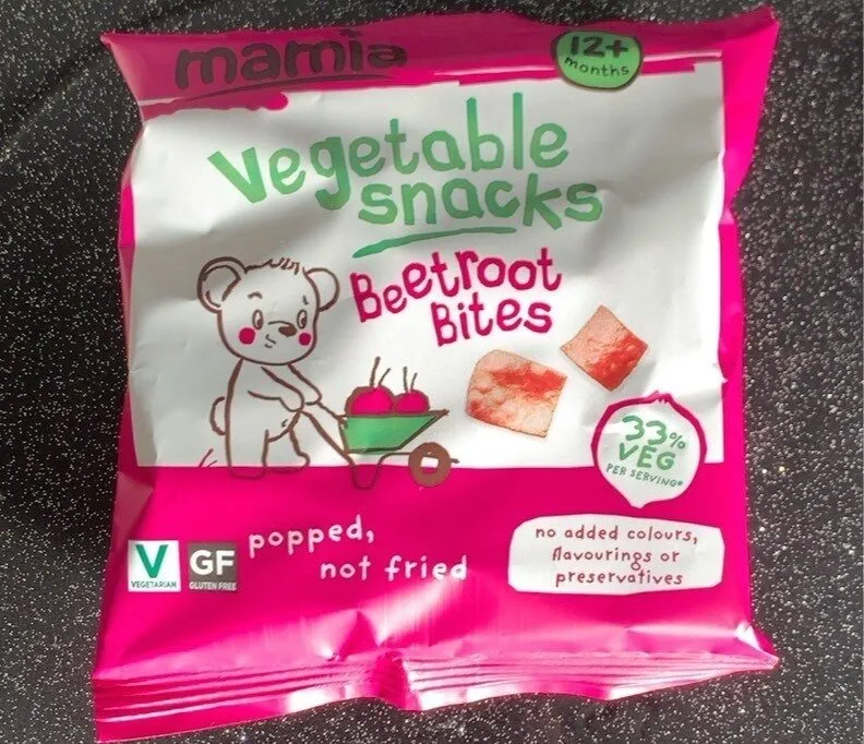 Beetroot vegetable snack