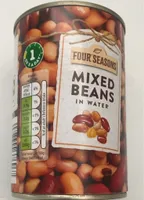Mixed beans in water