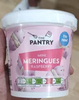 Mini meringues raspberry