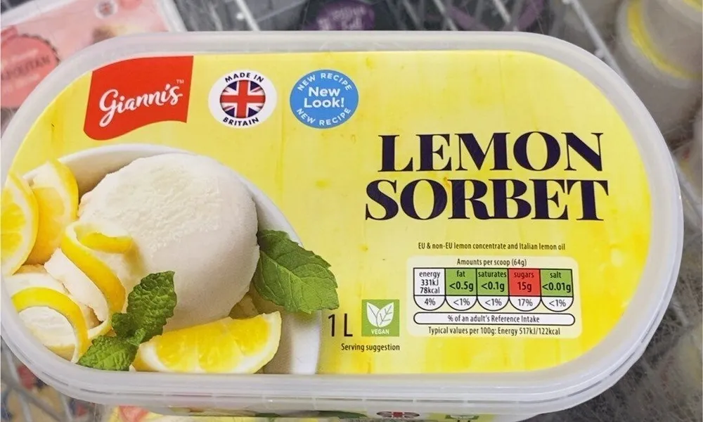 Lemon sorbet