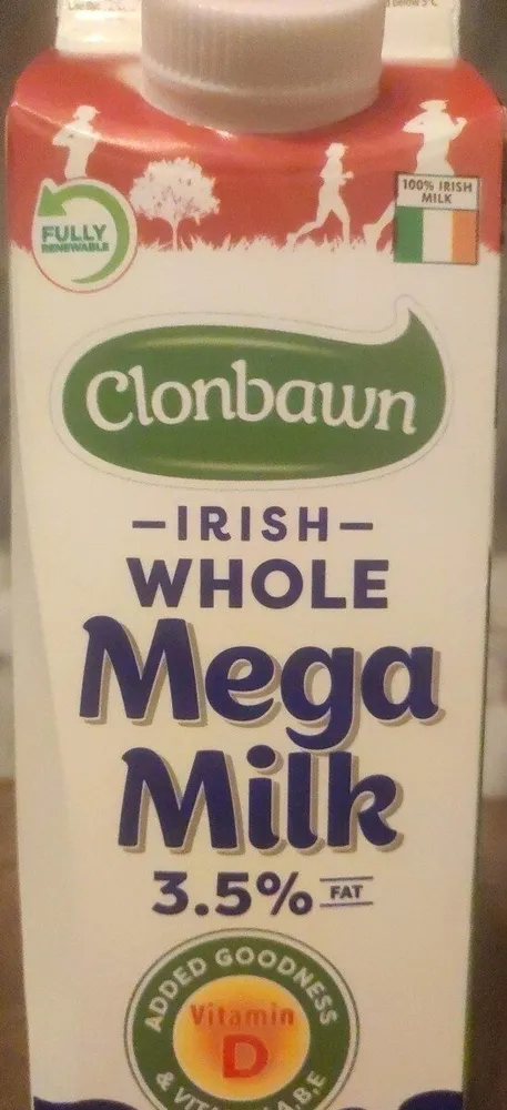 Irish Whole Mega Milk 3.5%