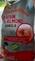 Granola raisin and almond