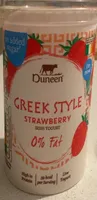 Strawberry Greek style yogurt