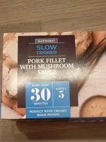 Pork fillet with mushroom sauce
