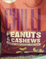 Chilli peanuts and cashews