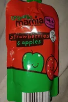 Strawberries and apple