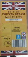 Chicken breast mini fillets