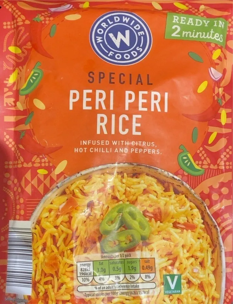 Special peri peri rice