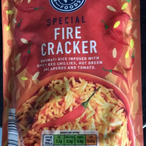 Fire cracker rice