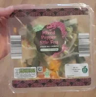 Mixed pepper stir fry