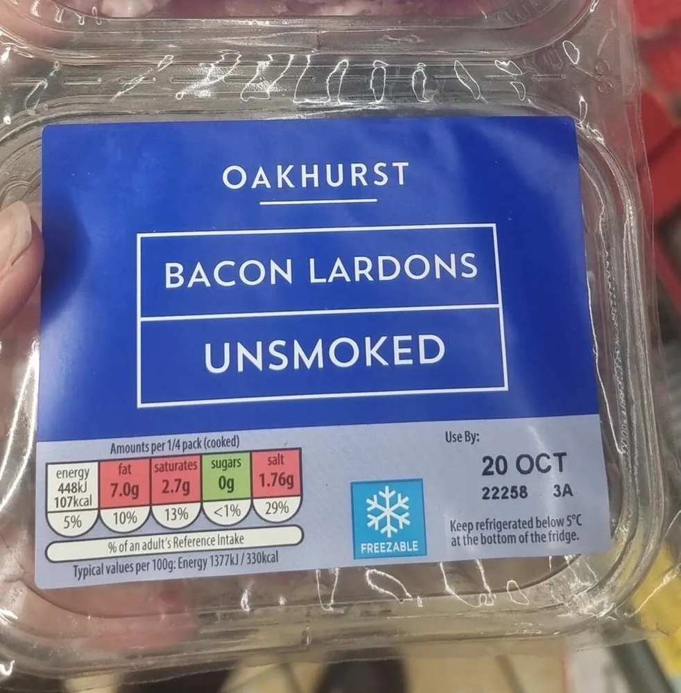 Bacon lardons