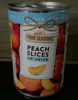 Peach slices in juice